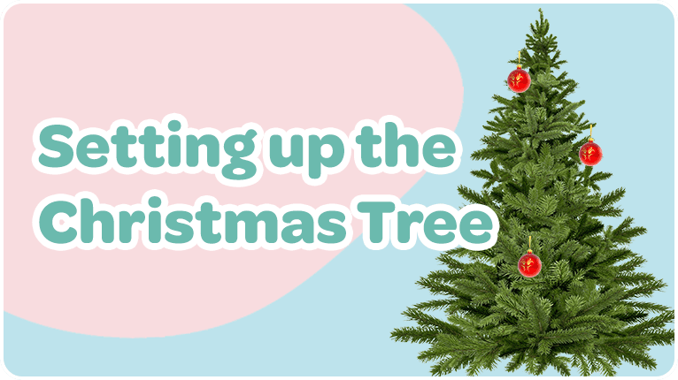 Setting up the Christmas Tree